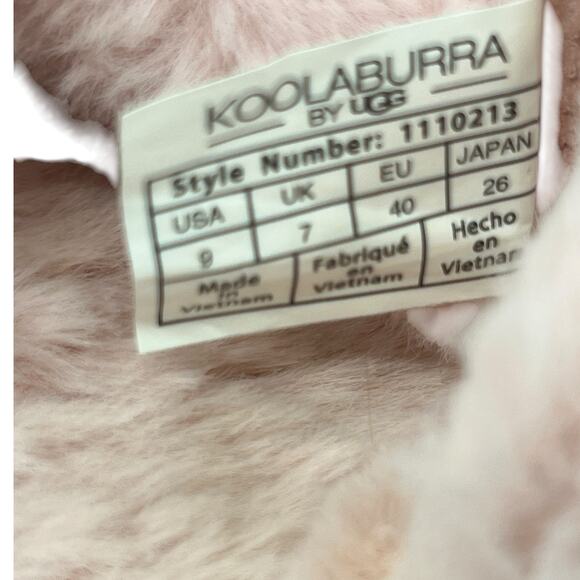 Koolaburra X UGG Women's Furr Ah Pink Slio On Slipper Size US 9 - Picture 10 of 11
